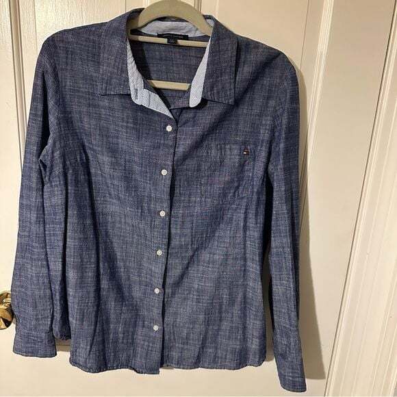 Tommy Hilfiger Tops - Tommy Hilfiger Women’s Professional Work Button down shirt blue